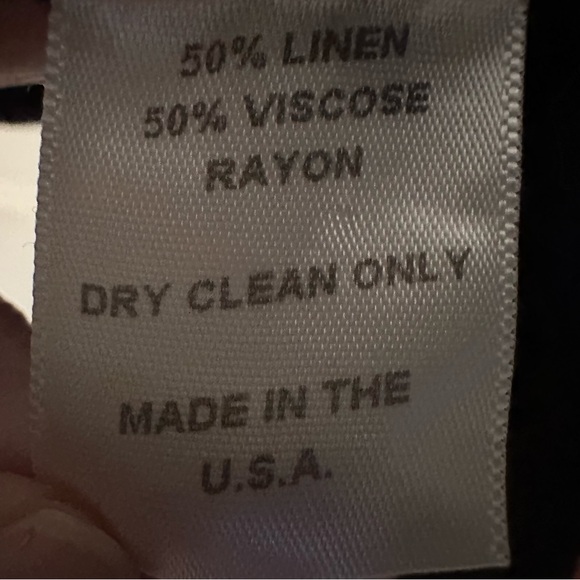 Ball of Cotton S Asymmetrical Colorblock Tunic Sweater Top Linen Viscose Knit - Picture 5 of 5